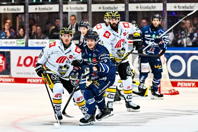 Christian Thomas, Iserlohn Roosters, 27; Roope Maekitalo, Krefeld Pinguine, 91; GER; Iserlohn Roosters vs. Krefeld Pinguine; Ice Hockey; Penny DEL; Matchday 6; 2026–2027 Season; October 4, 2026, GER, Iserlohn Roosters vs. Krefeld Pinguine, Ice Hockey, Penny DEL, Matchday 6, 2026–2027 Season, October 4, 2026, Iserlohn Copyright: xJonasxBrockmann Eibner-Pressefotox EP_JBN