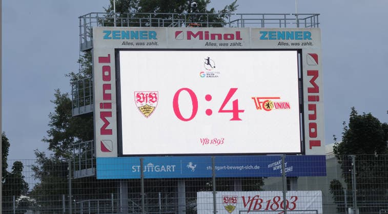 Stuttgart, Google Pixel Women s Bundesliga: VfB Stuttgart vs. Union Berlin, Scoreboard