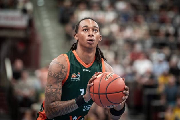 Austin Crowley, VET CONCEPT Gladiators Trier, 01 GER, MHP Riesen Ludwigsburg vs. VET CONCEPT Gladiators Trier, Basketball Bundesliga, easycredit BBL, Matchday 4, 2026–2027 Season, October 4, 2026, Germany, MHP Riesen Ludwigsburg vs. VET CONCEPT Gladiators Trier, Basketball Bundesliga, easycredit BBL, Matchday 4, 2026–2027 Season, October 4, 2026, Ludwigsburg Copyright: xSandyxDinkelackerx EP_SDR