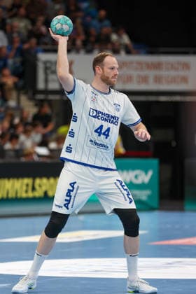 Lenny Rubin TBV Lemgo Lippe, 44 GER, TVB Stuttgart vs. TBV Lemgo Lippe, Handball, Opel Handball Bundesliga, Matchday 6, 2026–2027 Season, October 4, 2026 GER, TVB Stuttgart vs. TBV Lemgo Lippe, Handball, Opel Handball Bundesliga, Matchday 6, 2026–2027 season, October 4, 2026 Stuttgart Copyright: xEibner-Pressefoto SoerenxHerwegx EP_SHG