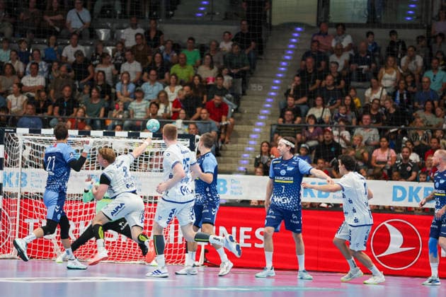 Lukas Hutecek, TBV Lemgo Lippe, 2 goals, GER, TVB Stuttgart vs. TBV Lemgo Lippe, Handball, Opel Handball Bundesliga, Matchday 6, 2026–2027 season, October 4, 2026 GER, TVB Stuttgart vs. TBV Lemgo Lippe, Handball, Opel Handball Bundesliga, Matchday 6, 2026–2027 season, October 4, 2026 Stuttgart Copyright: xEibner-Pressefoto SoerenxHerwegx EP_SHG