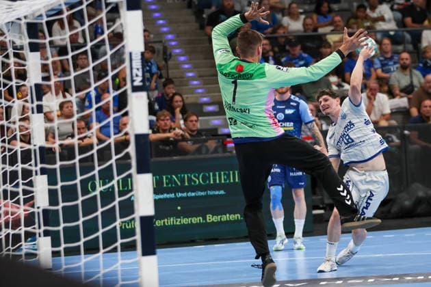 Levin Wanner TBV Lemgo Lippe, 18 GER, TVB Stuttgart vs. TBV Lemgo Lippe, Handball, Opel Handball Bundesliga, Matchday 6, 2026–2027 Season, October 4, 2026 GER, TVB Stuttgart vs. TBV Lemgo Lippe, Handball, Opel Handball Bundesliga, Matchday 6, 2026–2027 season, October 4, 2026 Stuttgart Copyright: xEibner-Pressefoto SoerenxHerwegx EP_SHG