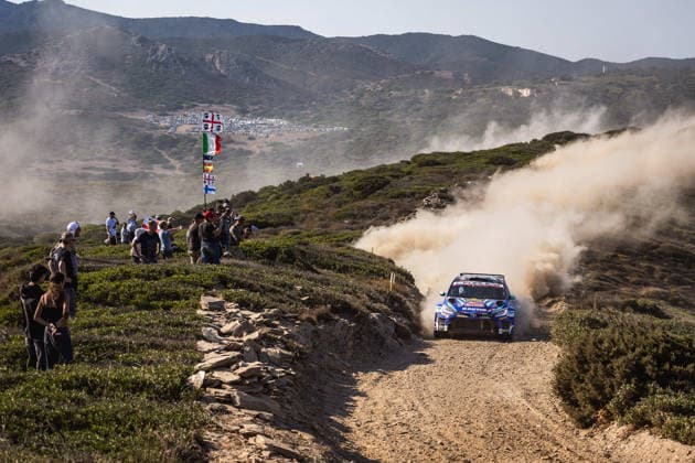 AUTO - WRC, Motorsport Rallye, WM - RALLY ITALIA SARDEGNA 2026 21 Roope KORHONEN, Anssi VIINIKKA, TOYOTA GR Yaris, action during the 2026 Rally Italia Sardegna, 13th round of the 2026 WRC World Rally Car Championship, from October 1 to 4, 2026 at Alghero, Italy - AlgheroItaly  Copyright: xNikosxKatikisx