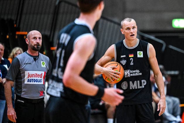 October 4, 2026, GER, Basketball, Men s, 2nd Division ProA, 2026–2027 Season, Matchday 3, OrangeAcademy vs. MHP Academics Heidelberg Niklas Würzner Heidelberg, 2 Neu Ulm Orange Campus Bavaria, Germany Copyright: xNordphotox xHafnerx