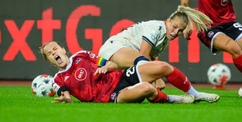 October 4, 2026 Soccer Season 2026–2027 1 Google Pixel Women s Bundesliga Matchday 6 1 FC Nürnberg (FCN) Women s Team TSG 1899 Hoffenheim Sports photo by Zink xwoxzix Nastassja Lein 24, 1 FC Nuremberg (FCN) Laura Gloning, 20, TSG Hoffenheim