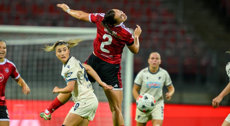 October 4, 2026 Soccer Season 2026–2027 1 Google Pixel Women s Bundesliga Matchday 6 1 FC Nuremberg (FCN) Club Women s Team TSG 1899 Hoffenheim Sports photo by Zink xwoxzix Janna Grimm 26, TSG Hoffenheim Leia Varley 2, 1 FC Nuremberg FCN