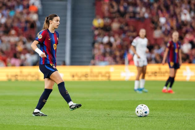 October 4, 2026, Barcelona, Barcelona, Spain: Clara Serrajordi of FC Barcelona, Barca passes the ball during the Spanish Women league, Liga F, football match played between FC Barcelona and Real Madrid CF at Spotify Camp Nou Stadium on October 04, 2026 in Barcelona, Spain. Barcelona Spain - ZUMAa181 20261004_zaa_a181_069 Copyright: xJavierxBorregox
