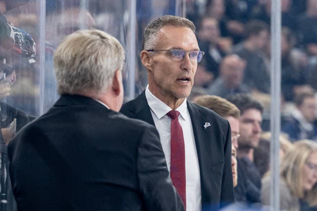 Gerry Fleming, Assistant Coach, Augsburger Panther (GER), EHC Red Bull Munich vs. Augsburger Panther, DEL, 2026–2027 Season, Matchday 6, October 4, 2026. Photo: HMB Media, Heike Feiner Copyright: HMBxMedia HeikexFeiner
