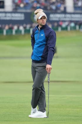 RECORD DATE NOT STATED 4th October 2026; Old Course at St Andrews, St Andrews, Scotland; DP World Tour Golf, Alfred Dunhill Links Championship, Final Day; Thomas Detry on the 17th hole AlecxBrown