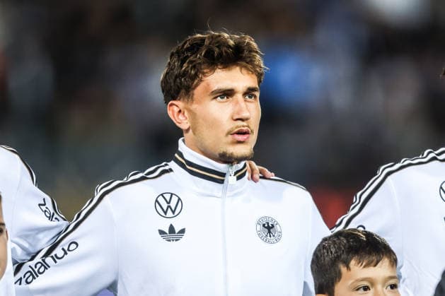Sports, Soccer, UEFA Nations League 2026–2027 Season, Group A2, Matchday 4: Greece vs. Germany, October 4, 2026, Toumba Stadium, Thessaloniki; Tom Bischof (Germany), 8, Thessaloniki, Toumba Stadium, Greece
