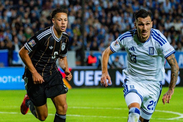 Nations League, Group A, Matchday 4, Greece vs. Germany at Toumba Stadium in Thessaloniki Derry Scherhant, Germany Copyright: xBahhoxKarax
