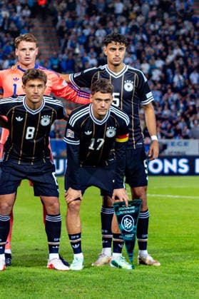 Nations League, Group A, Matchday 4, Greece vs. Germany at Toumba Stadium in Thessaloniki Team photo Derry Scherhant (Germany) Malick Thiaw (Germany) Waldemar Anton (Germany) Jonas Urbig (Germany) Aleksandar Pavlovic (Germany) Lennart Karl (Germany) David Raum (Germany) Philipp Treu (Germany) Jonathan Burkardt (Germany) Tom Bischof (Germany) Florian Wirtz (Germany) Copyright: xBahhoxKarax