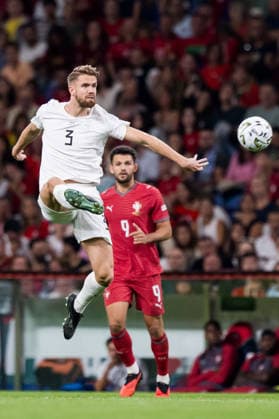 261004 Kristoffer Ajer of Norway during the Nations League soccer match between Portugal and Norway on October 4, 2026 in Porto. Photo by Vegard Grott, BILDBYRAN, code VG VG1020 bbeng soccer football fotball Nations League international match Norway Portugal bbeng soccer football fotball Nations League international match Norway Portugal  Copyright: VEGARDxGRoTT BB261004VG077
