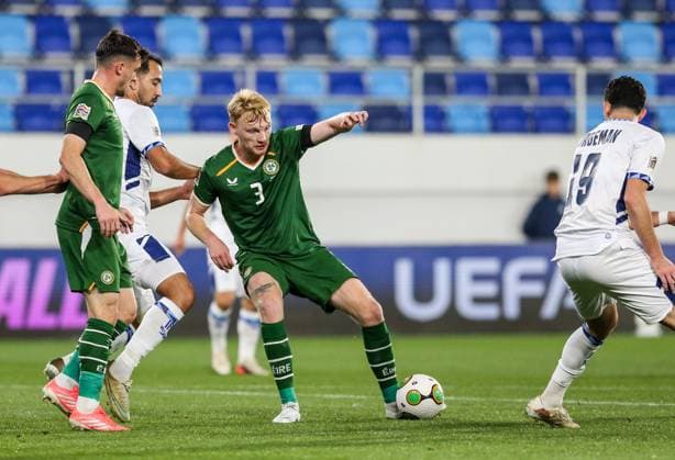 Ireland v Israel - UEFA Nations League BAKA TOPOLA, SERBIA - OCTOBER 04: Players compete during the UEFA Nations League B match between the Republic of Ireland and Israel at TSC Arena in Baka Topola, Serbia, on October 04, 2026. Filip Stevanovic Anadolu Baka Topola Serbia. Editorial use only. Please get in touch for any other usage.  Copyright: x2026xAnadoluxFilipxStevanovicx