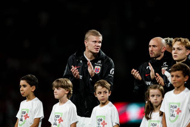 October 4, 2026, Porto, Porto, Portugal: DESCRIPTION celebrates during the UEFA Nations League A 2026 27 - Matchday 4 match between Portugal and Norway at Estadio do Dragao. UEFA Nations League A 2026 27 - Matchday 4 Portugal X Norway  - ZUMAe141 20261004_zsp_e141_023 Copyright: xLuisxEirasx
