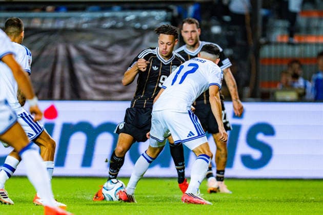 Nations League, Group A, Matchday 4, Greece vs. Germany at Toumba Stadium in Thessaloniki Derry Scherhant, Germany Copyright: xBahhoxKarax