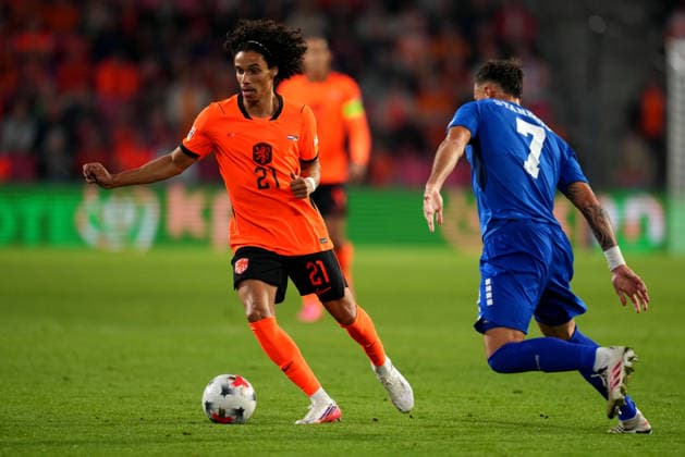 UEFA Nations League: The Netherlands v Serbia Eindhoven - Gjivai Zechiel of The Netherlands dribbles during the league phase matchday 4 competition round of the 2026 2027 UEFA Nations League season. The match is set between The Netherlands and Serbia at Philips Stadion on 4 October 2026 in Eindhoven, Netherlands. (Hero Images Yannick Verhoeven) Copyright: xYannickxVerhoevenx
