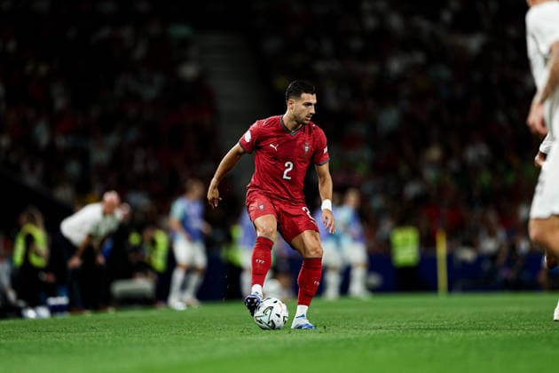 October 4, 2026, Porto, Porto, Portugal: PORTO, PORTUGAL - OCTOBER 03: Diogo Dalot of Portugal in action during the UEFA Nations League A 2026 27 - Matchday 4 match between Portugal and Norway at Estadio do Dragao. Porto Portugal - ZUMAe141 20261004_zsp_e141_063 Copyright: xLuisxEirasx