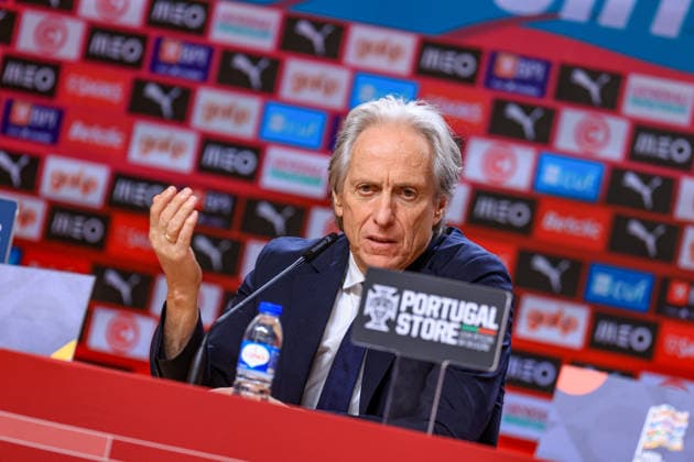 Estadio do Dragao Portugal head coach Jorge Jesus looks on during the post-match press conference, PK, Pressekonferenz after the UEFA Nations League 2026 27 group phase match between Portugal and Norway at Estadio do Dragao on October 4, 2026 in Porto, Portugal. Portugal v Norway - UEFA Nations League 2026 27 Group A4 MD4 (Valter Gouveia SPP) Copyright: xValterxGouveia SPPx spp-en-VaGo-VG_L6493