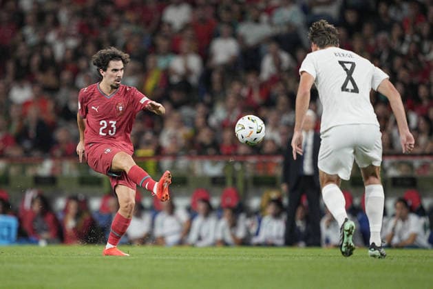 PORTO, PORTUGAL - OCTOBER 4: Vitinha of Portugal passes the ball during the UEFA Nations League 2026 27 group phase match between Portugal and Norway at Estadio do Dragao on October 4, 2026 in Porto, Portugal (Photo by Pedro Loureiro Sports Press Photo SPP) Copyright: xSportsxPressxPhotox Sportspressphoto_SPR246223