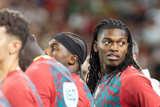 October 4, 2026, Porto, Porto, Portugal: Portugal and Galatasaray forward RAFAEL LEAO (7) before the start of the game for Nations League between Portugal and Norway at Estadio do Dragao Porto Portugal - ZUMAs359 20261004_zsp_s359_130 Copyright: xAlexandrexdexSousax