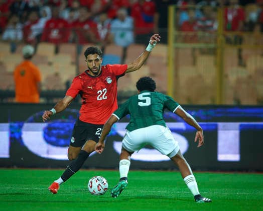 Egypt v South Africa - International Friendly, Länderspiel, Nationalmannschaft Omar Marmoush during the international friendly match between Egypt and South Africa at Cairo International Stadium, Cairo, Egypt Cairo Cairo EGYPT Copyright: xMohamedxTageldinx