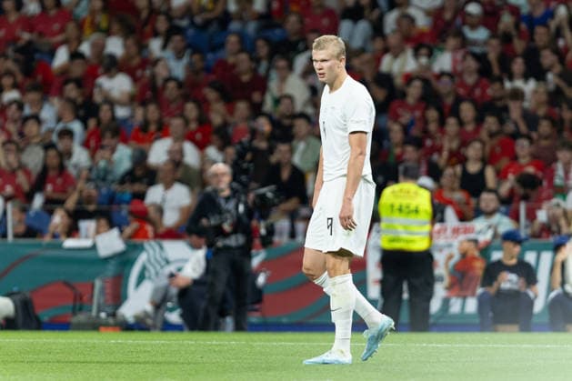 October 4, 2026, Porto, Porto, Portugal: Norway and Manchester City forward ERLING HAALAND (9) in action during the game for Nations League between Portugal and Norway at Estadio do Dragao Porto Portugal - ZUMAs359 20261004_zsp_s359_247 Copyright: xAlexandrexdexSousax