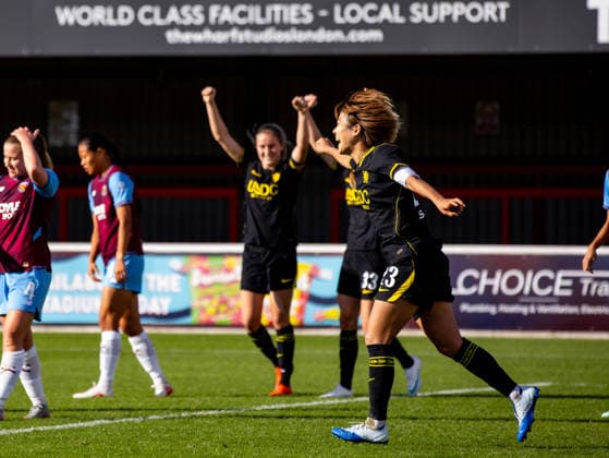 October 4, 2026, London, England, United Kingdom: LONDON, ENGLAND - OCTOBER 4: GOAL Maika Hamano of Chelsea during the Barclays WomenoÃ¢Ã¢ s Super League match between West Ham United Women and Chelsea Women at Chigwell Construction Stadium on October 4, 2026 in London, England London United Kingdom  - ZUMAf190 20261004_zip_f190_023 Copyright: xNinaxFarooqix Barclays WomenÃ¢â‚¬â ¢S Super League Match Between West Ham United Women And Chelsea Women  - ZUMA0868 0868554858st Copyright: xIMAGO NinaxFarooqix