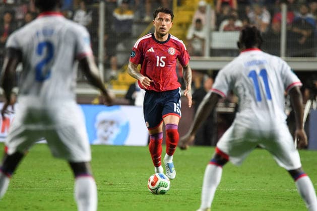 Costa Rica national team, Nationalteam against Haiti National Team. 2026 2027 Concacaf Nations League A match. Costa Rica National Team defender, Francisco Calvo (15), in action during the match played between the National Teams of Costa Rica and Haiti. 2026 2027 Concacaf Nations League League A, Group A. 04.10.26. Ricardo Saprissa Stadium, Tibas, San Jose, Costa Rica. Photo Jose Campos PMEimages San Jose San Jose Costa Rica Copyright: xJosexCamposx xPMEimagesx