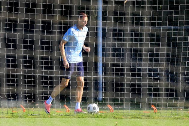 October 5, 2026, Germany, Soccer, 2. Bundesliga, 2026–2027 Season, Sportforum, Hertha BSC, Training: Gustaf Nilsson, Hertha BSC Berlin, 2nd Division, DFB and DFL regulations prohibit any use of photographs as image sequences and or quasi-video. nordphoto GmbH, Engler, Berlin, Sportforum, Berlin, Germany Copyright: xNordphotox xEnglerx