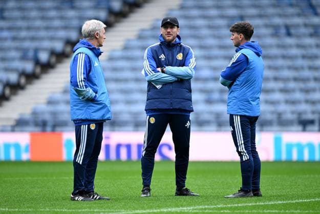 Sebatsien Pocognoli, manager of Scotland Scotland Team Training, International Football, Barclays Hampden, Glasgow, Scotland, UK - 05 Oct 2026Glasgow Lesser Hampden Scotland United Kingdom  Copyright: xMarkxRunnacles Shutterstockx 17186657l