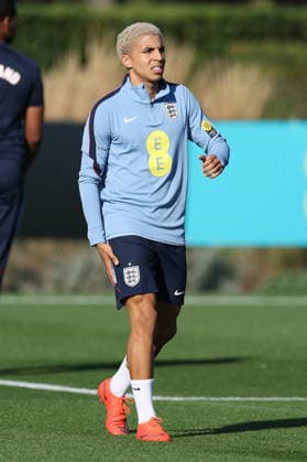 England MD-1 Training, Nations League Rico Lewis of England during the England MD-1 training session ahead of the 2026 27 UEFA Nations League Group A3 match vs Czech Republic, Tottenham Hotspur Training Ground, Enfield, England on 5 October 2026 Credit: Tiego Grenho Every Second Media Editorial use only. All images are copyright Every Second Media Limited. No images may be reproduced without prior permission. Copyright: xIMAGO EveryxSecondxMediax ESM-2200-0014 TiegoxGrenhox xEveryxSecondxMediax