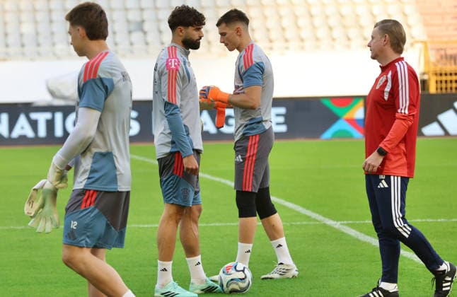 Croatia s national football team holds training session Croatia s Josko Gvardiol and Dominik Livakovic during a training session of the Croatia National Football Team at Poljud Stadium on October 5, 2026, in Split, Croatia, ahead of the UEFA Nations League match against Spain.  IvoxCagalj PIXSELL