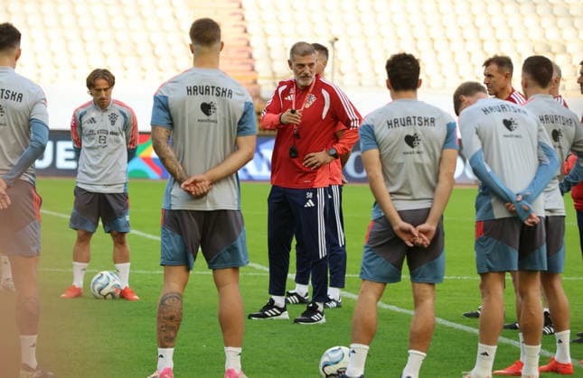 Croatia s national football team holds training session Croatia s head coach Slaven Bilic during a training session of the Croatia National Football Team at Poljud Stadium on October 5, 2026, in Split, Croatia, ahead of the UEFA Nations League match against Spain.  IvoxCagalj PIXSELL