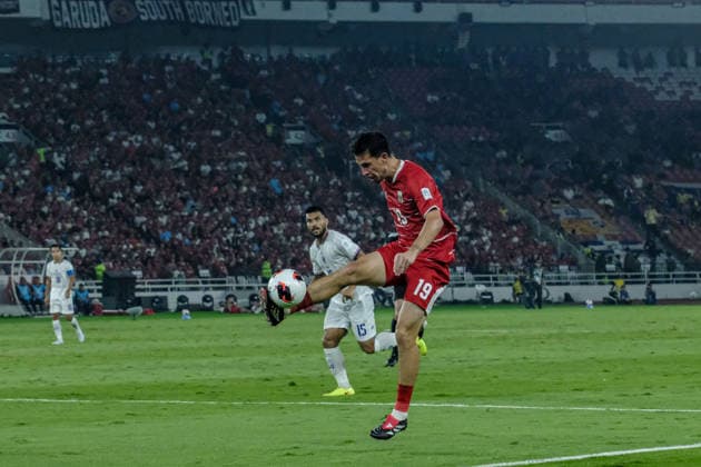 Indonesia Wins FIFA ASEAN Cup 2026 Indonesia s Tom Haye controls the ball during the FIFA ASEAN Cup 2026 final against Thailand at the Gelora Bung Karno Stadium in Jakarta, Indonesia, on October 5, 2026. Jakarta Indonesia  Copyright: xFaisalxRamadhanx originalFilename:ramadhan-notitle261005_nptqL.jpg