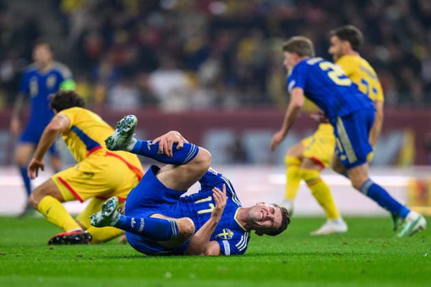 October 5, 2026: Viktor Gyökeres of Sweden during the Nations League soccer match between Romania and Sweden on October 5, 2026 in Bucharest. Photo by Ludvig Thunman. BILDBYRAN code LT LT0828 soccer football fotball Nations League UEFA Nations League Romania Sweden Sweden A BBENG  Copyright: LUDVIGxTHUNMAN BB261005LT067