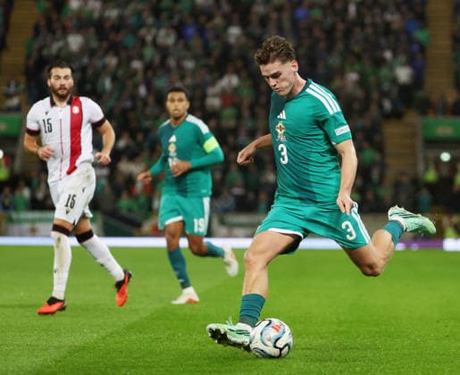 UEFA Nations League Group Stage Northern Ireland vs Georgia 5 10 2026 Northern Ireland™s Justin Devenny Justin Devenny 5 10 2026  Copyright: xx 051026JP2football019