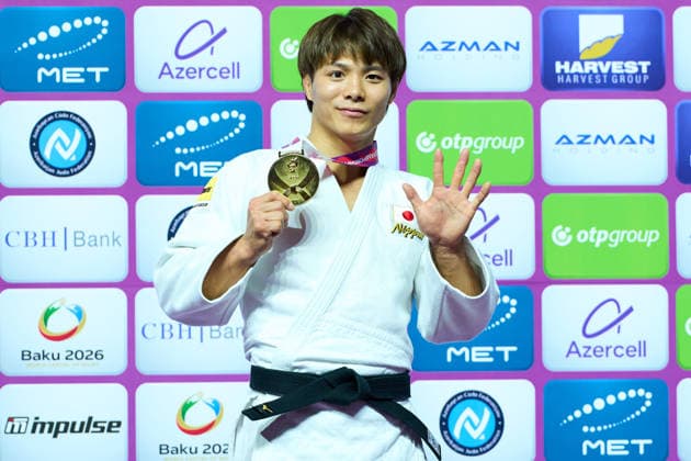 Hifumi Abe (JPN), OCTOBER 5, 2026 -Judo : World Judo Championships BAKU2026 Mens -66kgFinal match at National Gymnastics Arena in Baku, Azerbaijan. Noxthirdxpartyxsales  aflo_353536774 KenxAsakurax
