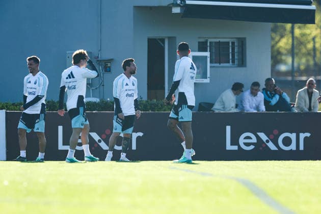 Argentina’s forward Lionel Messi takes part in a training session at the AFA (Argentine Football Association) training center in Ezeiza, Buenos Aires Province, on October 5, 2026, ahead of the upcoming friendly soccer matches against the Benin national team. Lionel Messi took part in the final training session of his professional career with the Argentine national team before his farewell match. Photo by Alejandro Pagni PHOTOxPHOTO Copyright: xAlejandroxPAGNIx