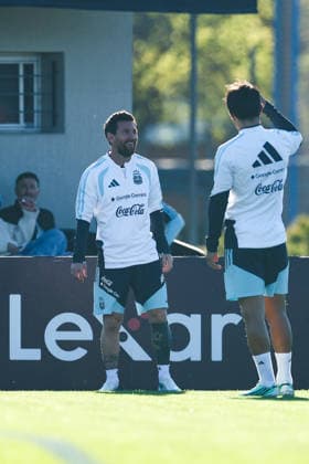 Argentina’s forward Lionel Messi takes part in a training session at the AFA (Argentine Football Association) training center in Ezeiza, Buenos Aires Province, on October 5, 2026, ahead of the upcoming friendly soccer matches against the Benin national team. Lionel Messi took part in the final training session of his professional career with the Argentine national team before his farewell match. Photo by Alejandro Pagni PHOTOxPHOTO Copyright: xAlejandroxPAGNIx