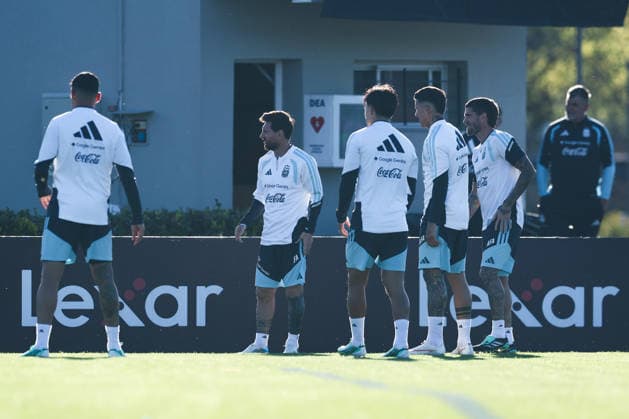Argentina’s forward Lionel Messi takes part in a training session at the AFA (Argentine Football Association) training center in Ezeiza, Buenos Aires Province, on October 5, 2026, ahead of the upcoming friendly soccer matches against the Benin national team. Lionel Messi took part in the final training session of his professional career with the Argentine national team before his farewell match. Photo by Alejandro Pagni PHOTOxPHOTO Copyright: xAlejandroxPAGNIx