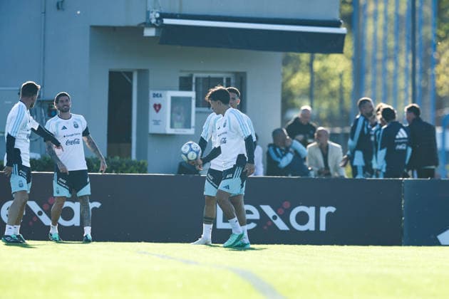 Argentina’s forward Lionel Messi takes part in a training session at the AFA (Argentine Football Association) training center in Ezeiza, Buenos Aires Province, on October 5, 2026, ahead of the upcoming friendly soccer matches against the Benin national team. Lionel Messi took part in the final training session of his professional career with the Argentine national team before his farewell match. Photo by Alejandro Pagni PHOTOxPHOTO Copyright: xAlejandroxPAGNIx