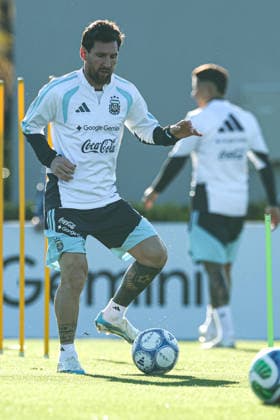 Argentina’s forward Lionel Messi takes part in a training session at the AFA (Argentine Football Association) training center in Ezeiza, Buenos Aires Province, on October 5, 2026, ahead of the upcoming friendly soccer matches against the Benin national team. Lionel Messi took part in the final training session of his professional career with the Argentine national team before his farewell match. Photo by Alejandro Pagni PHOTOxPHOTO Copyright: xAlejandroxPAGNIx