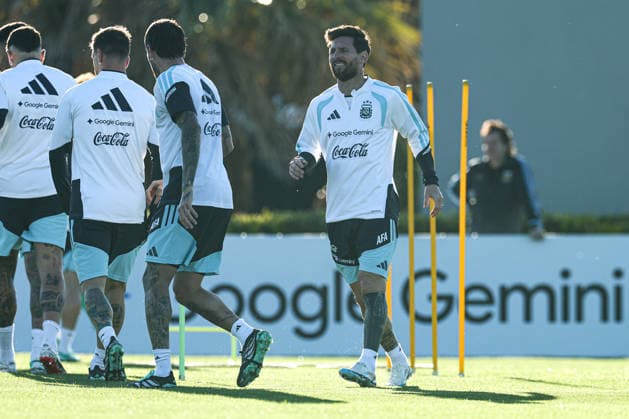 Argentina’s forward Lionel Messi takes part in a training session at the AFA (Argentine Football Association) training center in Ezeiza, Buenos Aires Province, on October 5, 2026, ahead of the upcoming friendly soccer matches against the Benin national team. Lionel Messi took part in the final training session of his professional career with the Argentine national team before his farewell match. Photo by Alejandro Pagni PHOTOxPHOTO Copyright: xAlejandroxPAGNIx