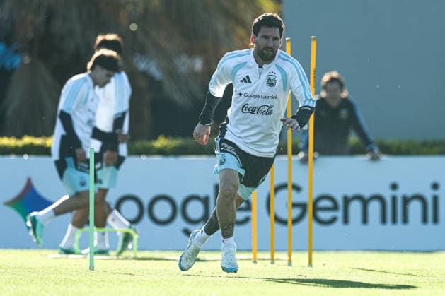 Argentina’s forward Lionel Messi takes part in a training session at the AFA (Argentine Football Association) training center in Ezeiza, Buenos Aires Province, on October 5, 2026, ahead of the upcoming friendly soccer matches against the Benin national team. Lionel Messi took part in the final training session of his professional career with the Argentine national team before his farewell match. Photo by Alejandro Pagni PHOTOxPHOTO Copyright: xAlejandroxPAGNIx