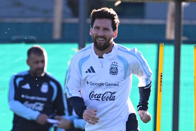 BUENOS AIRES, ARGENTINA - OCTOBER 5: Lionel Messi of Argentina last training for national team, Nationalteam at the Lionel Andres Messi Training Camp on October 5, 2026 in Buenos Aires, Argentina. Argentina will face Benin tomorrow in an International Friendly, Länderspiel, Nationalmannschaft match at the Estadio Monumental, marking Messi s final farewell appearance for the national team. Photo by SFSI Lionel Messi of Argentina national team last training Copyright: xx