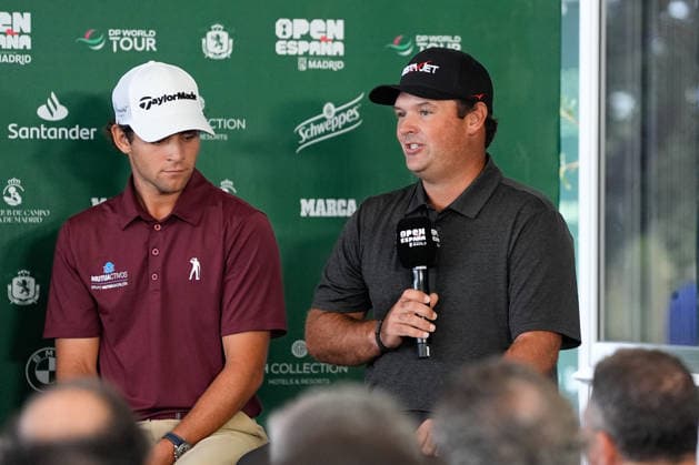 October 6, 2026, Madrid, Madrid, Spain: Patrick Reed and Angel Ayora attend during the presentation of the Open de EspaoÂ±a 2026 presented by Madrid at the Real Club de Campo Villa de Madrid on October 06, 2026 in Madrid, Spain. Madrid Spain - ZUMAa181 20261006_zaa_a181_024 Copyright: xDennisxAgyemanx