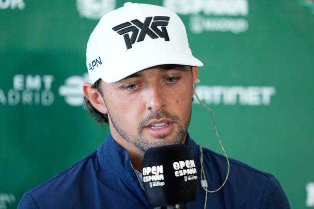 October 6, 2026, Madrid, Madrid, Spain: Marco Penge attends during the presentation of the Open de EspaoÂ±a 2026 presented by Madrid at the Real Club de Campo Villa de Madrid on October 06, 2026 in Madrid, Spain. Madrid Spain - ZUMAa181 20261006_zaa_a181_026 Copyright: xDennisxAgyemanx