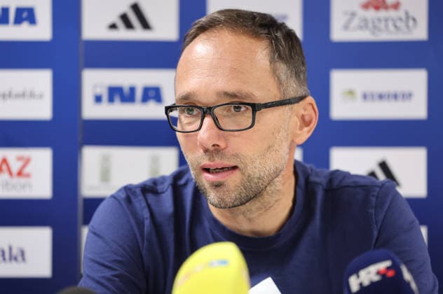 press conference, PK, Pressekonferenz of HC Zagreb HC Zagreb s head coach Hrvoje Horvat speaks on a press conference on October 06, 2026 in Zagreb, Croatia ahead of the EHF Champions League match between HC Zagreb and Aalborg Handbold.  MarkoxPrpic PIXSELL