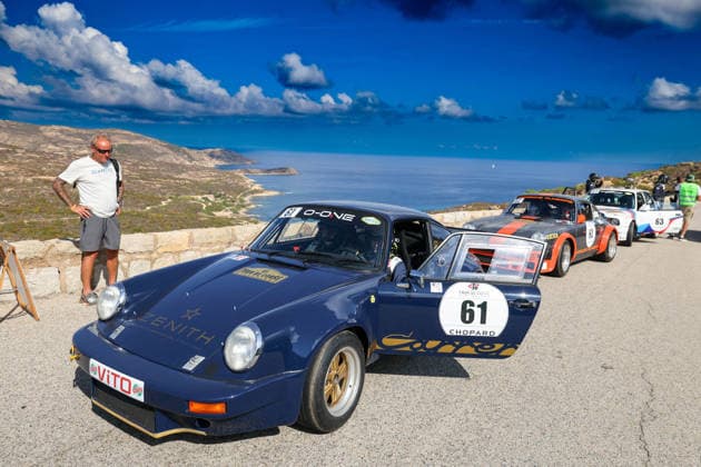 26eme Tour de Corse Historique 2026 - Corsica Competitors race during the first stage of the 26eme Tour de Corse Historique 2026 on the ES 01 Notre Dame de la Serra special stage in Calvi, Corsica, France on October 6, 2026. Photo by Shootpix ABACAPRESS.COM Calvi Corsica France  Copyright: xShootpix ABACAx